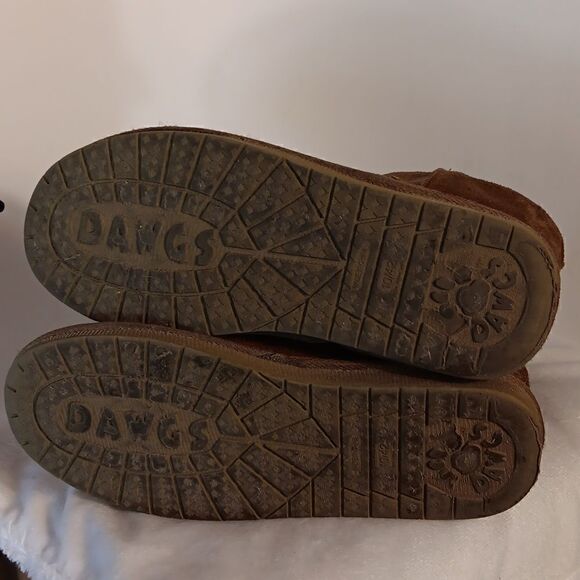 Dawgs Brown Faux Fur Lined Boots - Picture 4 of 5